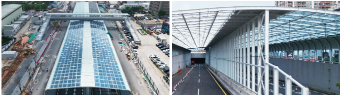 U8国际参建龙澜大道北延段声屏障